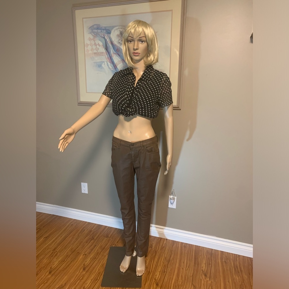 LRL Lauren jeans Co. Skinny brown size 6